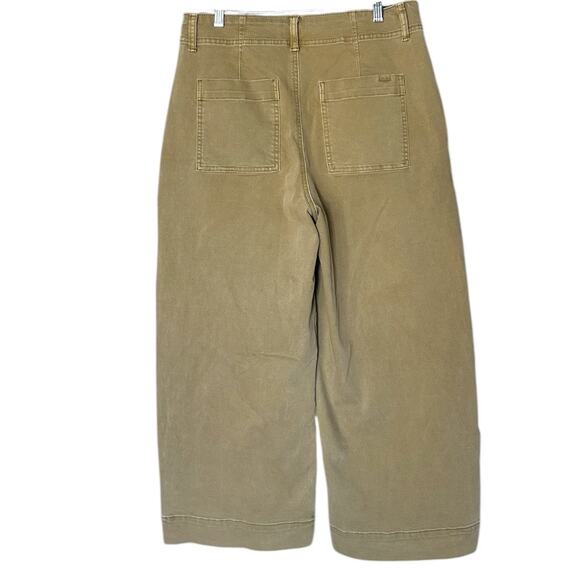 Joe’s Jeans Hazelwood Utility Wide Leg Pants Women’s 30 Khaki Tan Workwear Style - Picture 2 of 7